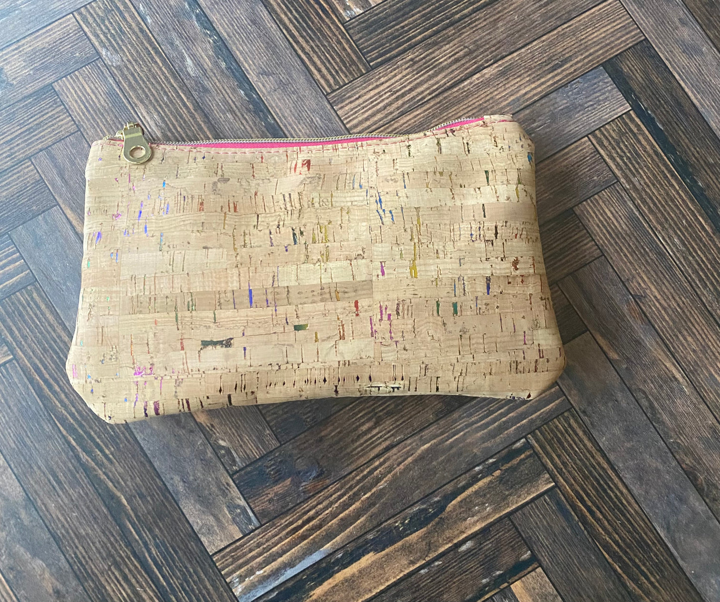 Rainbow Cork Marian Auspice Aries Pouch