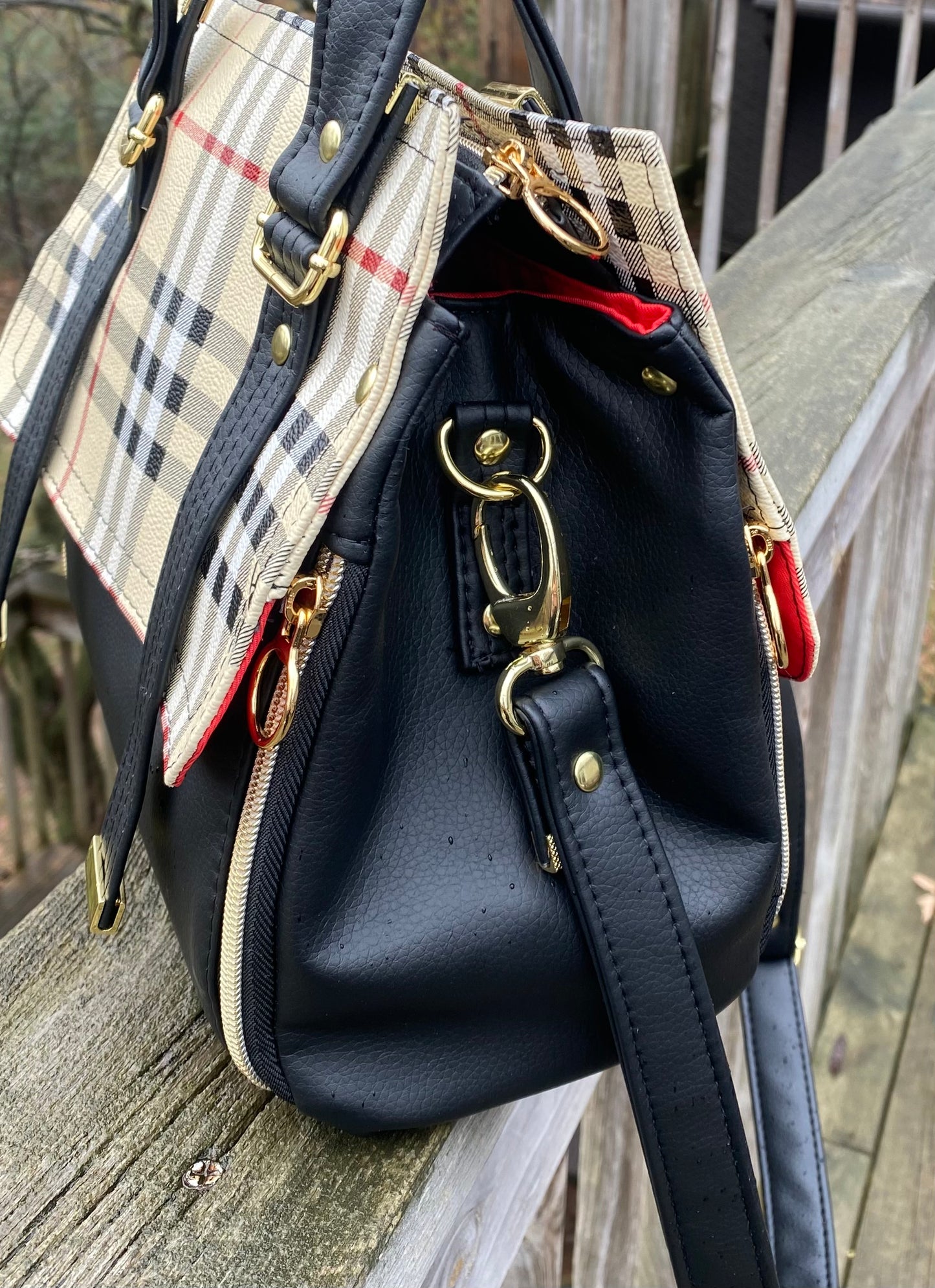 Plaid Vadon Handbag